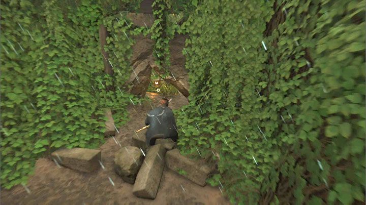 Docelowo dotrzecie do miejsca z małym zbiornikiem wodnym - Ghost of Tsushima Iki Island: Kapliczka Nakajima (Nakajima Shrine) - Ghost of Tsushima - poradnik do gry