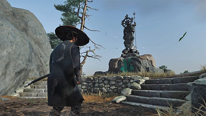 Wdrapcie się na górę i zaliczcie liniowy przemarsz do lokacji z kapliczką - Ghost of Tsushima Iki Island: Kapliczka w Cieniu (Shrine in Shadow) - Ghost of Tsushima - poradnik do gry