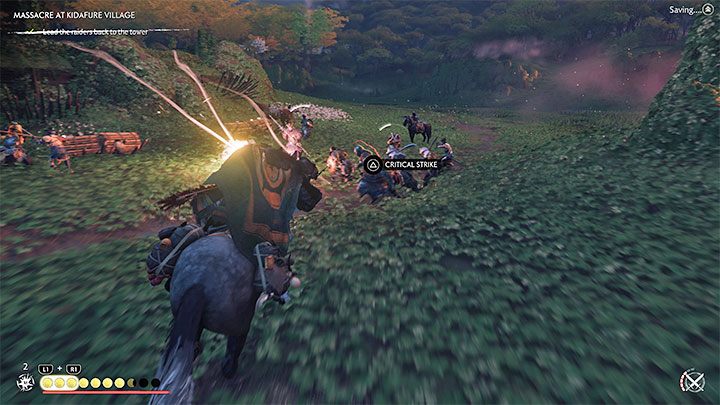 Na terenie wioski do rozegrania będzie trzecia duża bitwa tego questu - Ghost of Tsushima Iki Island: Masakra w wiosce Kidafure - opis przejścia - Ghost of Tsushima - poradnik do gry