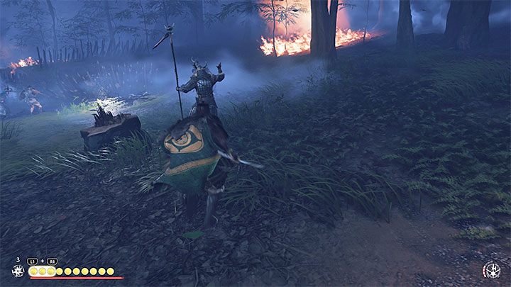 Analogicznie do poprzednich walk skupcie się na zlokalizowaniu szamanów i po zabiciu ich swobodnie wybierajcie kolejne cele do ataku - Ghost of Tsushima Iki Island: Błogosławieństwo śmierci - solucja, opis przejścia - Ghost of Tsushima - poradnik do gry