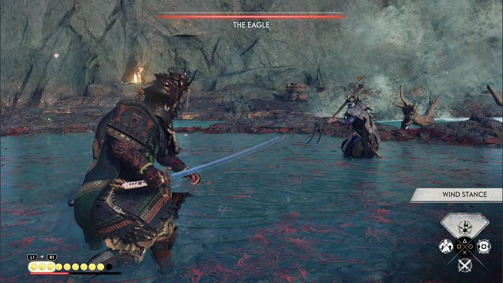 Pojedynek z Orlicą składa się z dwóch części, przy czym w obu z nich będzie dysponowała identycznymi atakami - Ghost of Tsushima Iki Island: Błogosławieństwo śmierci - solucja, opis przejścia - Ghost of Tsushima - poradnik do gry