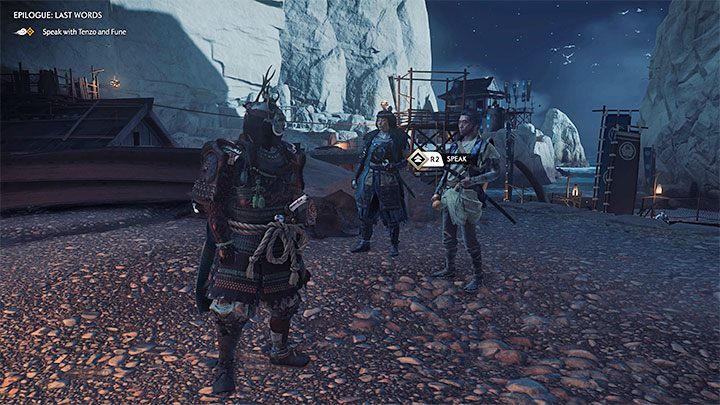 To jeszcze nie koniec DLC, bo będziecie mieli do zaliczenia krótki epilog (Epilogue: Last Words) - Ghost of Tsushima Iki Island: Błogosławieństwo śmierci - solucja, opis przejścia - Ghost of Tsushima - poradnik do gry