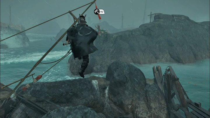 Powróćcie po udanej akcji na górną półkę - Ghost of Tsushima Iki Island: Dziedzictwo Kazumasy Sakaia - opis przejścia - Ghost of Tsushima - poradnik do gry