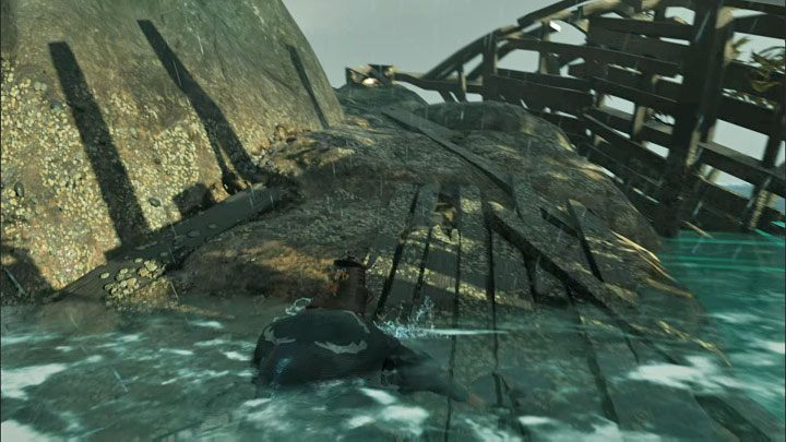 Znajdziecie się dokładnie pod wrakiem statku Sakaiów - Ghost of Tsushima Iki Island: Dziedzictwo Kazumasy Sakaia - opis przejścia - Ghost of Tsushima - poradnik do gry