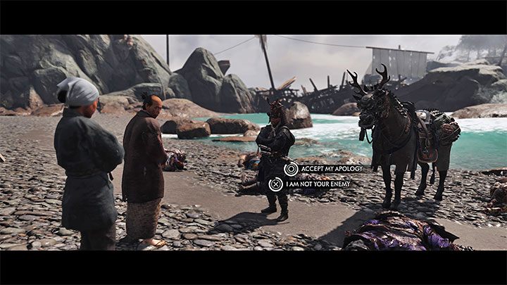 Spotkanie z osobami z obozu kończy ten quest - Ghost of Tsushima Iki Island: Dziedzictwo Kazumasy Sakaia - opis przejścia - Ghost of Tsushima - poradnik do gry