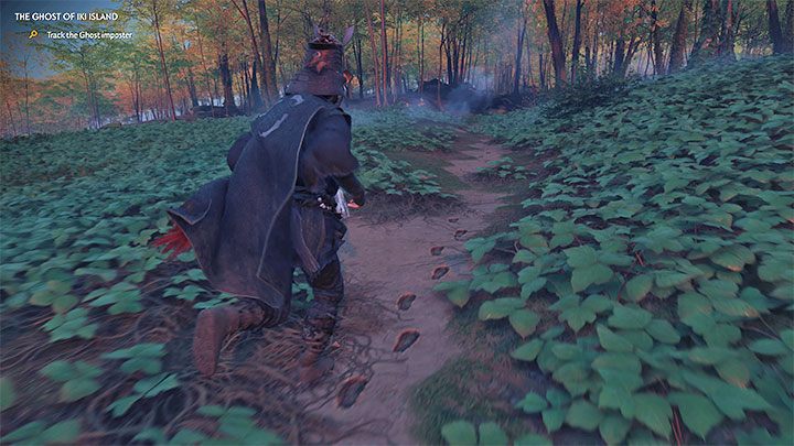 Wyruszcie w stronę miejsca, w którym w trakcie rekonesansu zniknął Duch po dokonanej kradzieży - Ghost of Tsushima Iki Island: Duch wyspy Iki - solucja, opis przejścia - Ghost of Tsushima - poradnik do gry