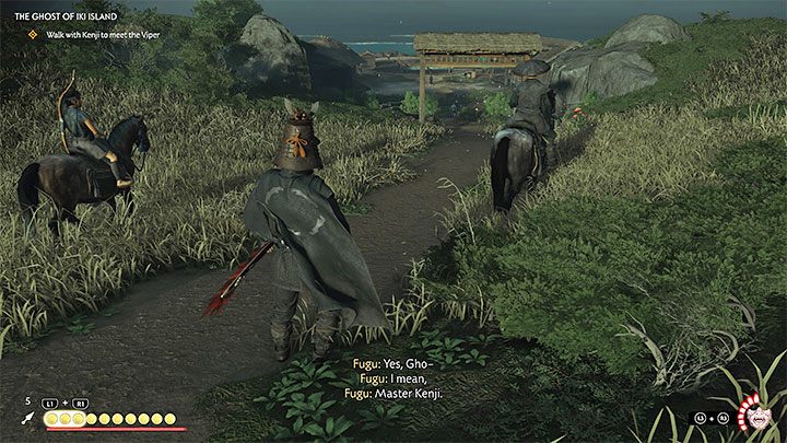 Czeka Was teraz przejażdzka konna i ponownie powinna ona przebiec bez jakichkolwiek komplikacji - Ghost of Tsushima Iki Island: Duch wyspy Iki - solucja, opis przejścia - Ghost of Tsushima - poradnik do gry
