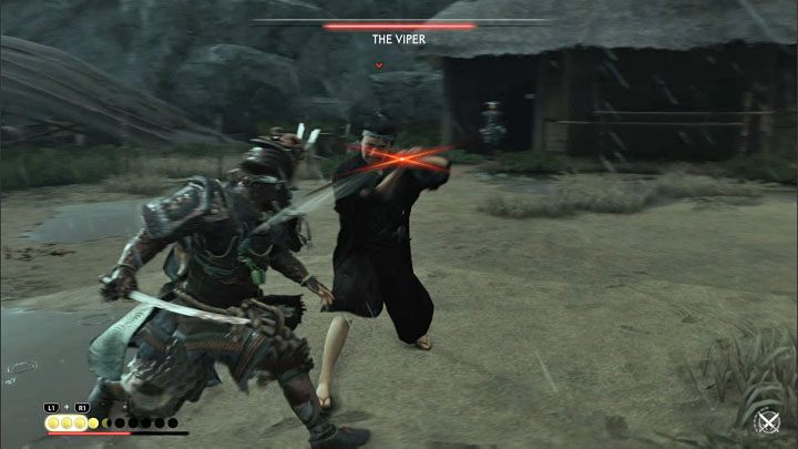 Najlepszy sposób na osłabianie Żmii to perfekcyjne parowania lub uniki - Ghost of Tsushima Iki Island: Duch wyspy Iki - solucja, opis przejścia - Ghost of Tsushima - poradnik do gry