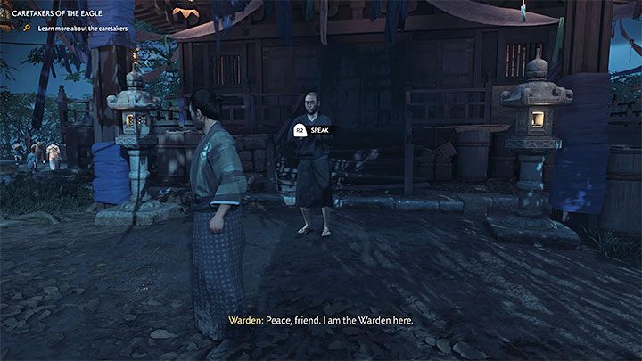 Jin tymczasowo zmieni strój i musicie przeprowadzić małe śledztwo - Ghost of Tsushima Iki Island: Opiekunowie Orlicy - solucja, opis przejścia - Ghost of Tsushima - poradnik do gry