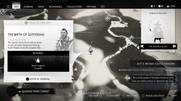 Jak odblokować: Ukończ zadanie poboczne - Narodziny cierpienia - Ghost of Tsushima: Krwawa Sutra solucja - Ghost of Tsushima - poradnik do gry