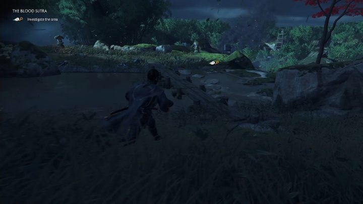 Ślady doprowadzą Was do wodospadu - Ghost of Tsushima: Krwawa Sutra solucja - Ghost of Tsushima - poradnik do gry