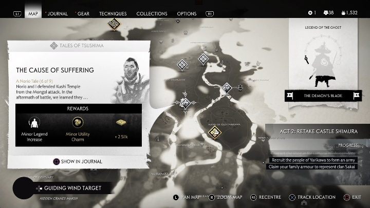 Jak odblokować: Ukończ zadanie poboczne - Krwawa sutra - Ghost of Tsushima: Przyczyna cierpienia solucja - Ghost of Tsushima - poradnik do gry