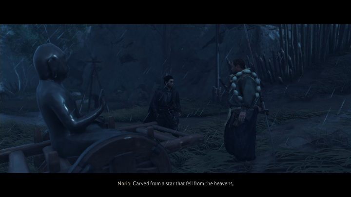 Kiedy ty zajmiesz się niszczeniem wrogich grup Twój towarzysz znajdzie statuę - Ghost of Tsushima: Przyczyna cierpienia solucja - Ghost of Tsushima - poradnik do gry