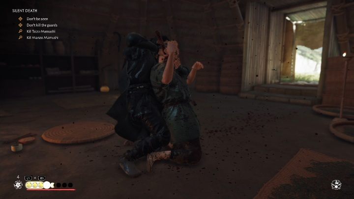 Taizo chodzi po swoim domu, znajdującym się na wzniesieniu - Ghost of Tsushima: Cicha śmierć solucja - Ghost of Tsushima - poradnik do gry