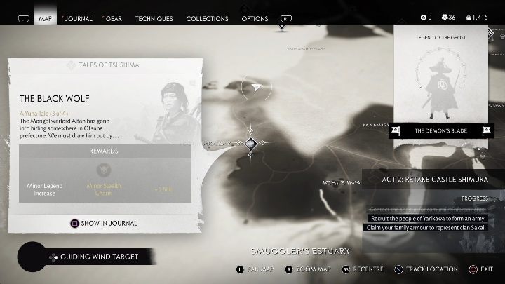 Jak odblokować: Ukończyć misji pobocznej - Cicha śmierć - Ghost of Tsushima: Czarny wilk solucja - Ghost of Tsushima - poradnik do gry