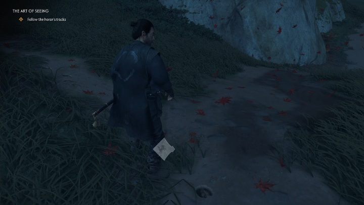 Okaże się, że nie ma jej w miejscu, w którym ją zostawiłeś - Ghost of Tsushima: Sztuka Dostrzegania solucja - Ghost of Tsushima - poradnik do gry