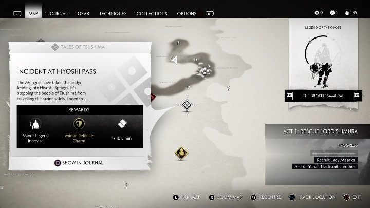 Gdzie zacząć: We wschodniej części Złoty las (Golden Forest) - Ghost of Tsushima: Incydent w Wąwozie Hiyoshi (Incident at Hiyoshi Pass) solucja - Ghost of Tsushima - poradnik do gry