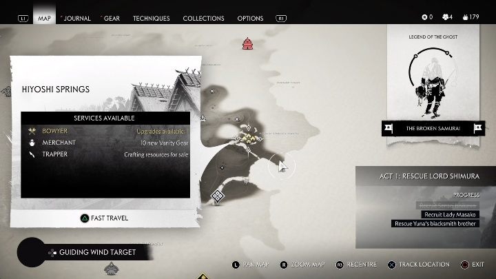 Jak odblokować: Rozmowa z mężczyzną w Hiyoshi (Hiyoshi Springs) - Ghost of Tsushima: Drugie oblicze honoru (The Other Side of Honour) solucja - Ghost of Tsushima - poradnik do gry