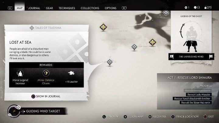 Gdzie zacząć: Wyspa Kijo - Ghost of Tsushima: Zaginiona na morzu (Lost at Sea) solucja - Ghost of Tsushima - poradnik do gry