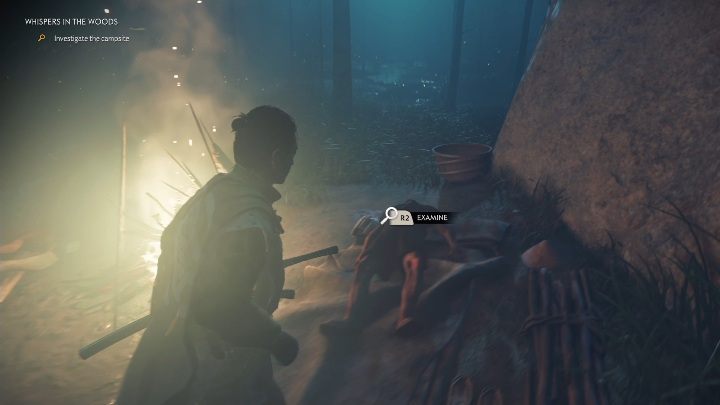 Po rozmowie z mężczyzną udaj się do lasu - Ghost of Tsushima: Szepty pośród lasu (Whispers in the Woods) solucja - Ghost of Tsushima - poradnik do gry