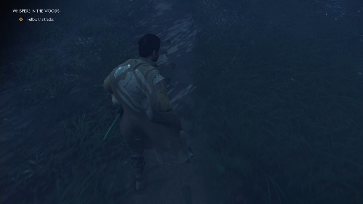 Podążaj za znalezionymi śladami, aż do obozu bandytów - Ghost of Tsushima: Szepty pośród lasu (Whispers in the Woods) solucja - Ghost of Tsushima - poradnik do gry