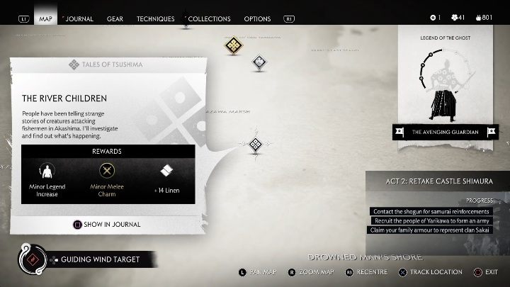 Gdzie zacząć: We wschodniej części Mokradeł Starej Kanazawy - Ghost of Tsushima: Rzeczne Dzieci (The River Children) solucja - Ghost of Tsushima - poradnik do gry