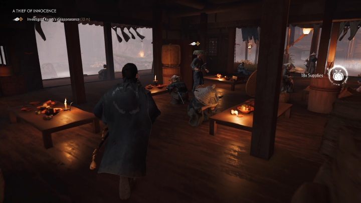 Po rozmowie z kobietą udaj się do głównego punktu w wiosce i porozmawiaj z kilkoma mieszkańcami - Ghost of Tsushima: Złodziejka Niewinności (A Thief of Innocence) solucja - Ghost of Tsushima - poradnik do gry