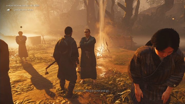 Ta opowieść rozpocznie się od rozmowy z mężczyzną - Ghost of Tsushima: Bogaczom niczego nie brakuje (A Wealthy Man Has All He Needs) - Ghost of Tsushima - poradnik do gry
