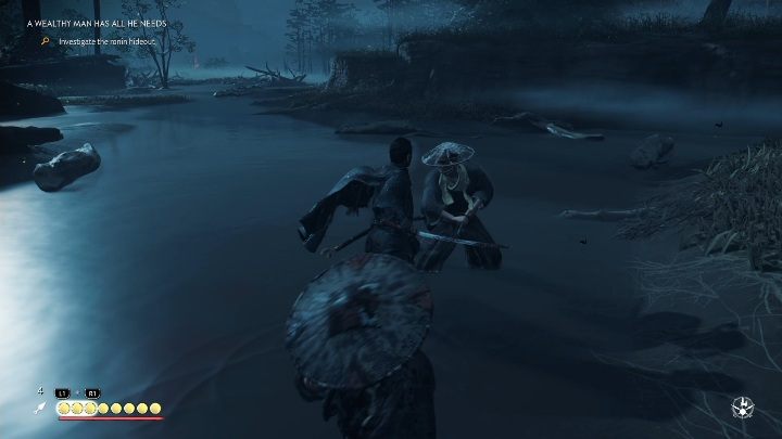 Mężczyzna poda Ci lokalizację obozu Mongołów, musisz się do niego udać - Ghost of Tsushima: Bogaczom niczego nie brakuje (A Wealthy Man Has All He Needs) - Ghost of Tsushima - poradnik do gry