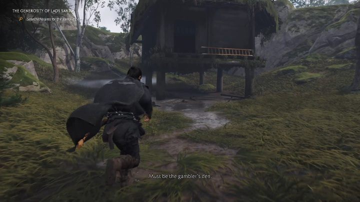 Po rozmowie z Lady Sanjo wybierzesz się na krótką przejażdżkę - Ghost of Tsushima: Szczodrość Pani Sanjo (The Generosity of Lady Sanjo) solucja - Ghost of Tsushima - poradnik do gry