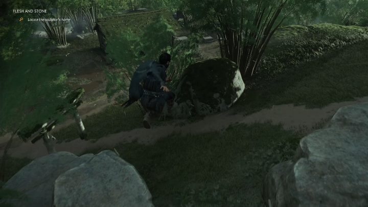 Twoim zadaniem jest odnalezienie domu rzeźbiarza - Ghost of Tsushima: Ciało i kamień (Flesh and Stone) solucja - Ghost of Tsushima - poradnik do gry