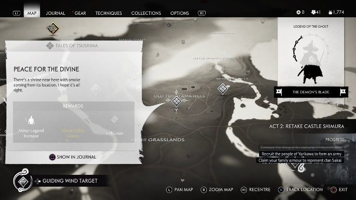 Jak odblokować: Ukończenie misji głównej - Duchy przeszłości - Ghost of Tsushima: Boskie zadośćuczynienie (Peace for the Divine) solucja - Ghost of Tsushima - poradnik do gry