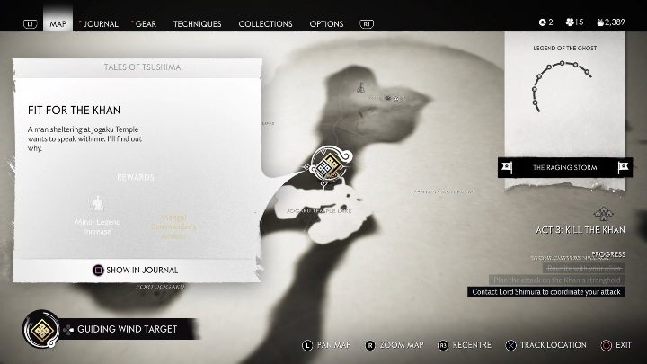 Jak odblokować: Rozmowa z mężczyzną w Świątyni Jogaku - Ghost of Tsushima: Godna Chana (Fit for the Khan) solucja - Ghost of Tsushima - poradnik do gry