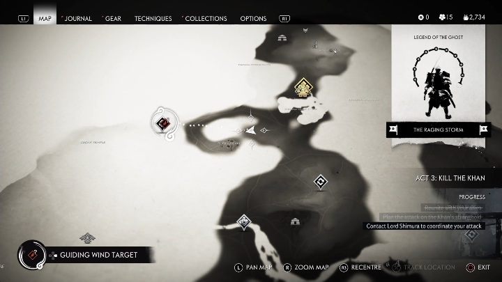 Następnie udaj się do wszystkich zaznaczonych miejsc i przejmij te tereny - Ghost of Tsushima: Godna Chana (Fit for the Khan) solucja - Ghost of Tsushima - poradnik do gry