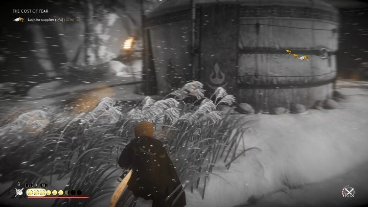 Na początku tej opowieści musisz wybrać się do opuszczonego obozu wroga i zebrać trochę surowców - Ghost of Tsushima: Cena strachu (The Cost of Fear) solucja - Ghost of Tsushima - poradnik do gry