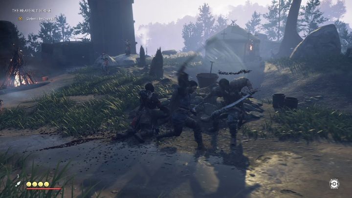 Dotrzecie do zaatakowanej wioski - Ghost of Tsushima: Niebiański cios (The Heavenlhy Strike) solucja - Ghost of Tsushima - poradnik do gry