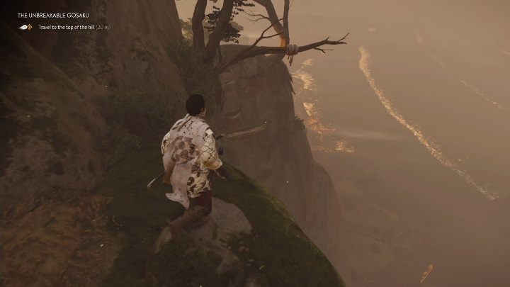 Wespnij się na sam szczyt, aby zakończyć zadanie i zdobyć nagrodę - Ghost of Tsushima: Niezwyciężony Gosaku solucja - Ghost of Tsushima - poradnik do gry
