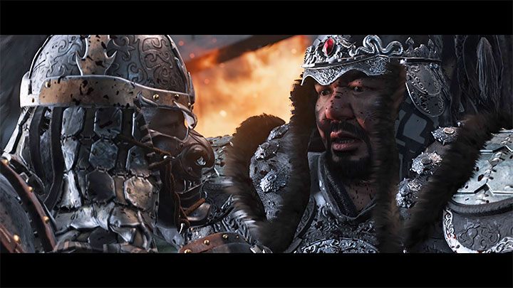 Ostatni atak kataną doprowadzi do wbicia jej w klatkę piersiową bossa - Ghost of Tsushima: Jak pokonać bossa Chan? - Ghost of Tsushima - poradnik do gry