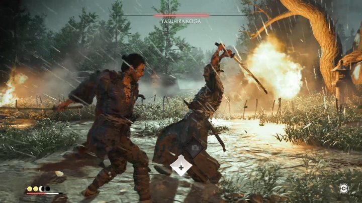 Postaraj się uderzać przeciwnika tak, aby wytrącić go z równowagi - Ghost of Tsushima: Jak pokonać bossa Yasuhira Koga? - Ghost of Tsushima - poradnik do gry