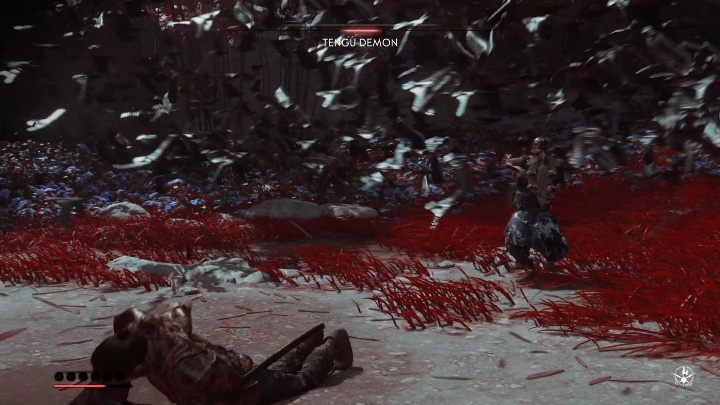 Największym problemem tego pojedynku mogą być pojawiające się nietoperze - Ghost of Tsushima: Jak pokonać bossa Tengu Demon? - Ghost of Tsushima - poradnik do gry
