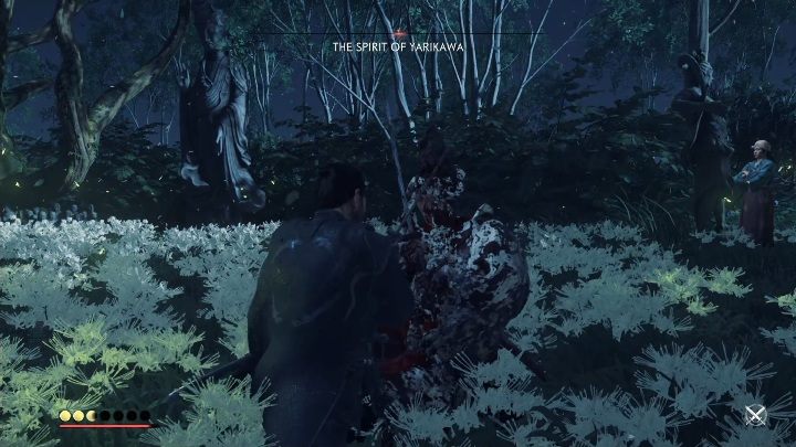 Z ciekawostek dotyczących tej walki możemy dodać, że mimo tego, iż obserwują Was inni ludzie, nie jesteś w stanie nic im zrobić - Ghost of Tsushima: Jak pokonać bossa The Spirit of Yarikawa? - Ghost of Tsushima - poradnik do gry