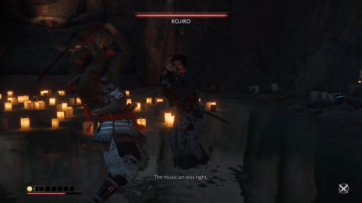 Wykorzystuj wszystkie możliwe zdolności, które zdobyłeś wykonując wcześniejsze misje mityczne, aby jak najszybciej pozbyć się przeciwnika - Ghost of Tsushima: Jak pokonać bossa Kojiro? - Ghost of Tsushima - poradnik do gry