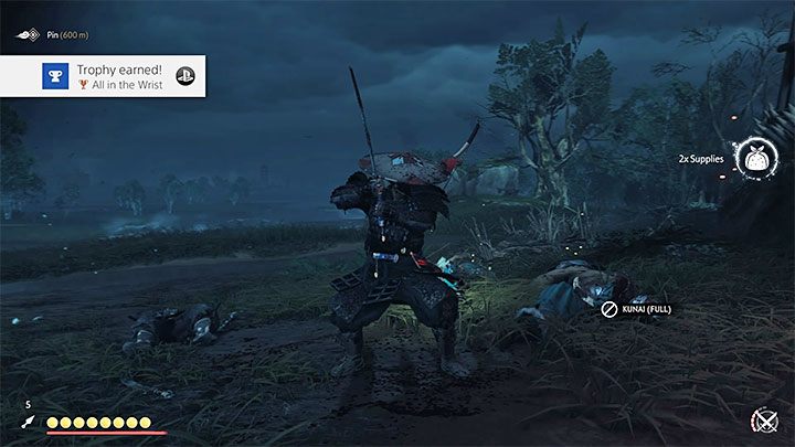 Musisz perfekcyjnie wykonać wszystkich 5 ataków, tzn - Ghost of Tsushima: Jak zdobyć trofeum To kwestia nadgarstka? - Ghost of Tsushima - poradnik do gry