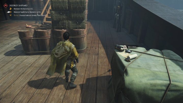 Ten obiekt znajdziesz na statku, na głównym pokładzie, po prawej stronie - Ghost of Tsushima: Zapiski - Ghost of Tsushima - poradnik do gry