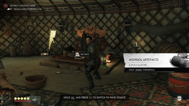 Obiekt ten znajdziesz na ołtarzu, w namiocie przywódcy - Ghost of Tsushima: Zapiski - Ghost of Tsushima - poradnik do gry