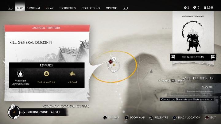 Lokacja: Obóz Generała Dogshina - Ghost of Tsushima: Zapiski - Ghost of Tsushima - poradnik do gry