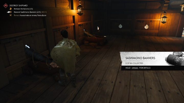 Ten obiekt znajdziesz na dolnym pokładzie statku, na armacie - Ghost of Tsushima: Mongolskie artefakty - Ghost of Tsushima - poradnik do gry