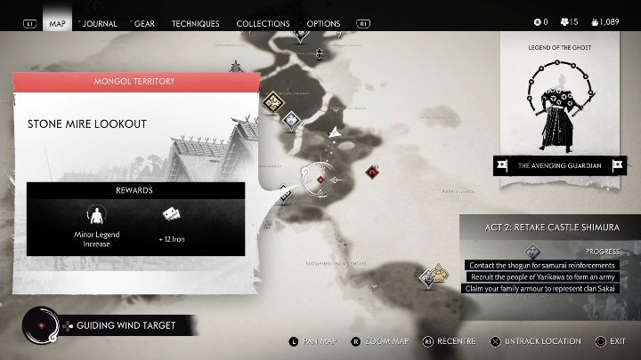 Lokacja: Obozowisko Mrocznej Wody - Ghost of Tsushima: Mongolskie artefakty - Ghost of Tsushima - poradnik do gry