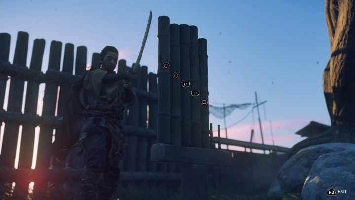 Ten stojak bambusowy znajdziesz w zatoce Azamo - Ghost of Tsushima: Izuhara - stojaki bambusowe, sekrety, znajdźki - Ghost of Tsushima - poradnik do gry