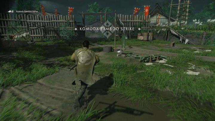 Ten stojak bambusowy znajdziesz zaraz przy wiosce - Ghost of Tsushima: Izuhara - stojaki bambusowe, sekrety, znajdźki - Ghost of Tsushima - poradnik do gry